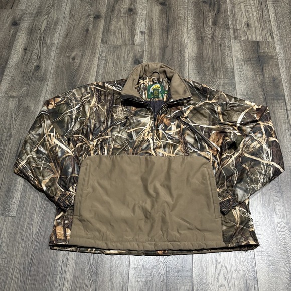 Cabela's Other - Cabelas Dry-Plus Advantage Max 4 HD Camo 1/4 Zip Hunting Jacket Mens Large Pouch